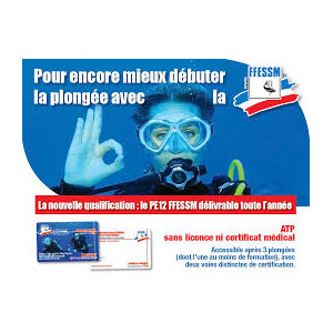 Plongeur encadré a 12 m FFESSM Plongeur debutant PE12