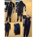 Lot de 5 combinaisons de plongée occasion 